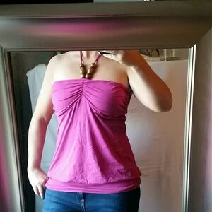 Moda International Pink Strapless Top
